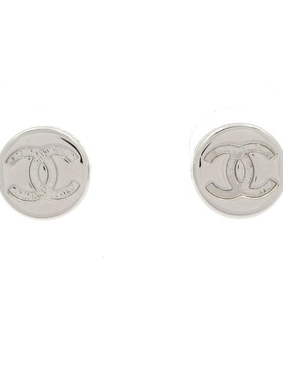 Chanel Jewelry - ★SOLD★ Chanel Earrings CC Logo Silver